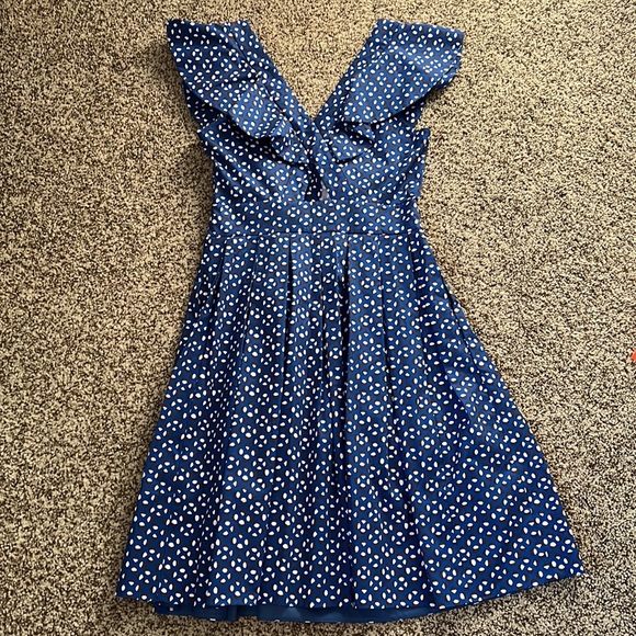 ♠️ Kate Spade geo dot poplin dress ♠️ - Picture 3 of 10